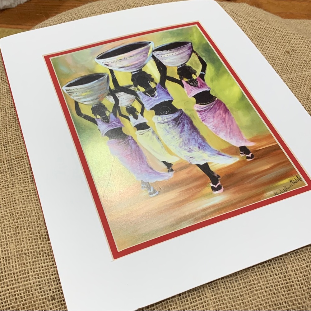 4 Ladies carrying a basket Portrait